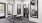 gym area with  large mirrors, free weights and benches