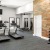 a room with treadmills